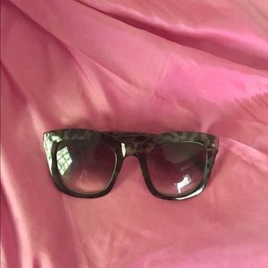 Grey tortoise shell sunglasses